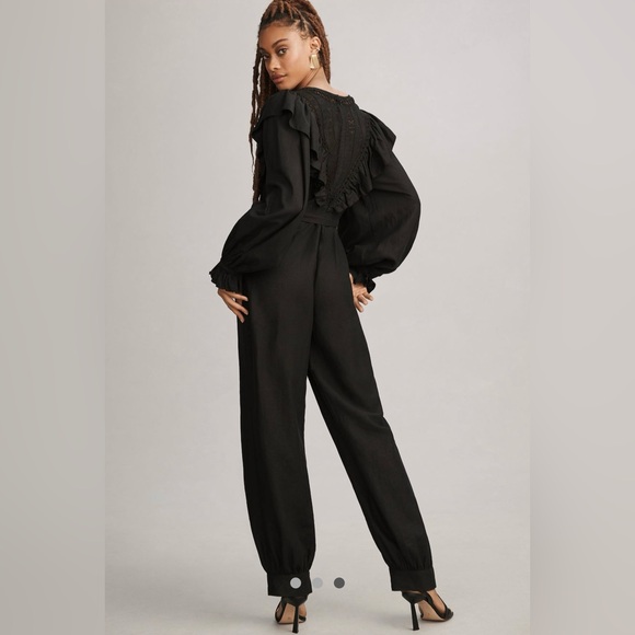 FARM Rio Laces & Ruffles Jumpsuit - Picture 2 of 9